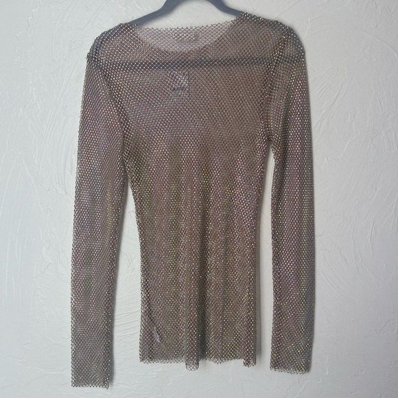 NWT Free People Filter Finish Blush sands long sleeve top size S - Picture 7 of 9